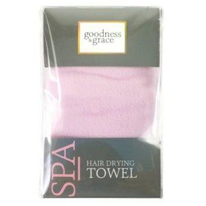 Goodness & Grace Spa Pink Absorbent Hair Drying Towel One Size Fits Most OSFM